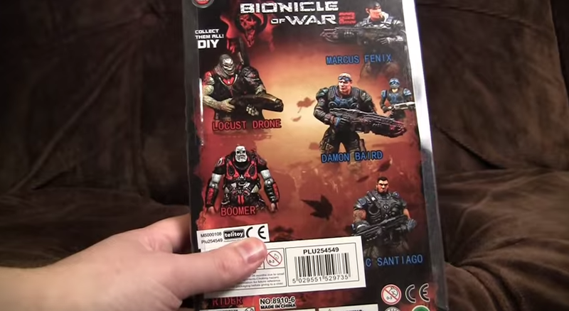 Illustration for article titled Counterfeit Gears Of War Toy Line Called "Bionicle Of War 2"